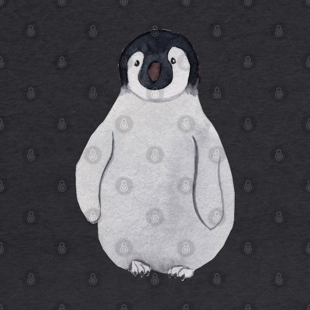 Baby Emperor Penguin by Duck Cloud 9
